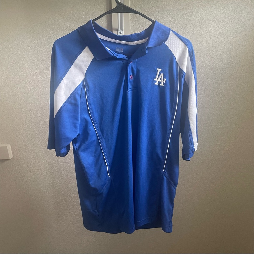 Blue LA Short Sleeve Men's Shirt